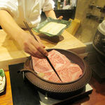 不風流 - すき焼き中