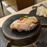 鮨みやもと - 握り　牡蠣　昆布森産