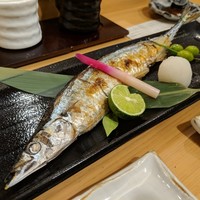 潮り - サンマ塩焼き