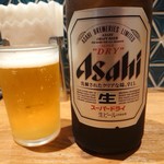 ハマカゼ拉麺店 - 2018年10月　瓶ビール