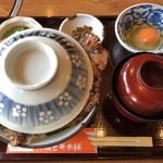 野さか - ♪豚丼(大盛り)¥1100わさび¥100たまご¥50