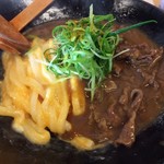 釜揚うどん一紀 - カレー釜玉税込600円