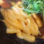 釜揚うどん一紀 - カレー釜玉税込600円