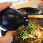 釜揚うどん一紀 - カレー釜玉税込600円