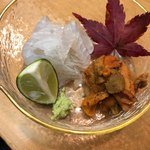 浅草じゅうろく - 星鰈＆馬糞海胆