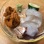 浅草じゅうろく - 星鰈＆馬糞海胆