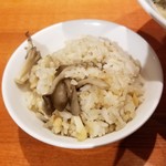 麺屋 六感堂 - メロ西京漬けと舞茸の炊込みご飯