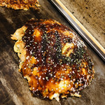 Hiroshima Fuu Okonomiyaki Yuuka - 結構なボリューム(๑>◡<๑)これで650円とは。。。！