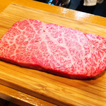 Bisutoro Papasan - 仙台牛A5のお肉
