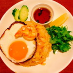 我自由家タイランド - 「カオパットクン（850円）」タイ風海老チャーハン