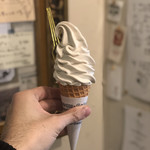 ジェラテリア アクオリーナ - 和栗のジェラートソフト（値段失念）税込