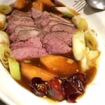 中国四川酒家 蔓山 - フランス産鴨のポアレ 富有柿の甘辛唐辛子ソース