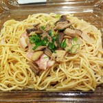 ディオ - キノコとベーコンの和風パスタ 税抜91円 ※開封後(2018.11.03)