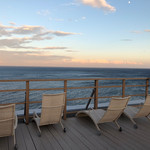 ホテル２階（屋上）からの眺望