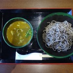 桃山 - カレーつけそば 600円