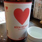 海鮮居酒屋 さかなセンター - 妙高山RICH HEART特別純米ひやおろし　ﾌﾙｰﾃｨｰで丸い味わいで、ちょっと変わった風味