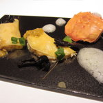 フロリレージュ - 毛ガニのカニ玉  トラペット茸と