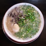 博多ラーメン なみへい - 博多ラーメン半熟煮玉子入り