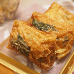 今日のごはん 和saiの国 - 山芋と海老の湯葉包み