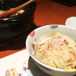 Gochikiki - 鶏黄にら飯。だいすきなんだよ。