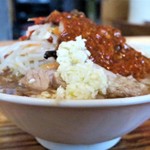 にかいや - オロチョンラーメン＋トッピング全部