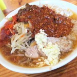 にかいや - オロチョンラーメン＋トッピング全部