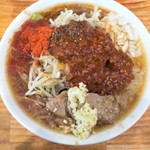 にかいや - オロチョンラーメン＋トッピング全部
