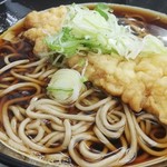 日栄軒 - いか天そば￥420