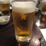 とんがらし - 生ビール　６００円