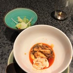 イチリン ハナレ - 真鱈の白子麻婆豆腐　量は一口サイズにしてもらっています　満腹の為