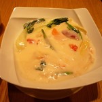 Nangoku Shuka - たらば蟹と青菜のｸﾘｰﾑ煮