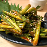 博多もつ処 東屋 - ニラキムチ