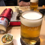 博多もつ処 東屋 - 生ビール