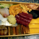 神田笹鮨 - う〜〜ん、美しい！！！ 食べるのがもったいない！ って、云っている人ほど さっさと食べちゃうんですけどね（笑）