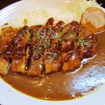 元祖大須カレー - 大須カレー　トッピングみそかつ