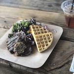ハンサムボットガーデン - Steak & Waffle ¥1080