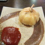 わらじ - にんにく丸揚げ