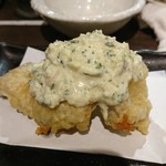 くずし割烹 肴屋八兵衛 - 2018.09鮭皮天だったっけ？