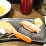 くずし割烹 肴屋八兵衛 - 2018.10にぎり五貫盛＋ノドグロ