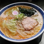 武田そば屋 - 塩ラーメン大盛550円
