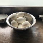 小倉帝鉄 - ランチサービスのゆで玉子