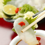 Fugunokami - 肉厚　ぶつ切りてっさ（分厚いふぐ刺し）あなたの葉に挑戦状！食べ応えが凄い逸品です。