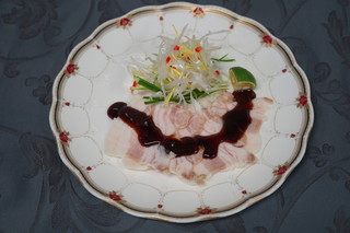 h Chuugoku Ryoutei Rin Oitate - 胡蝶蘭会席　蒸し豚のてっさ風野菜サラダ添え