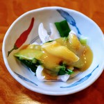 ぽん多本家 - イカとネギのぬた