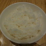 スーツァン・レストラン陳 - 　白いご飯です。