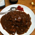 お食事処ときわ - 基本はビーフカレー。牛肉のやわらかさがたまらない！！