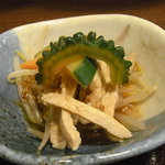 旬味きのした - 夏野菜と鶏肉の和え物