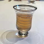 やまぐち - デザート前のお番茶