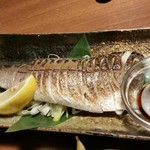 府中っ子居酒屋 燻し家もっくん - 燻製炙り〆サバ。