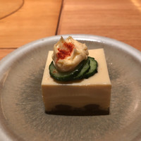 ざくろ 室町店 - アスパラ豆腐